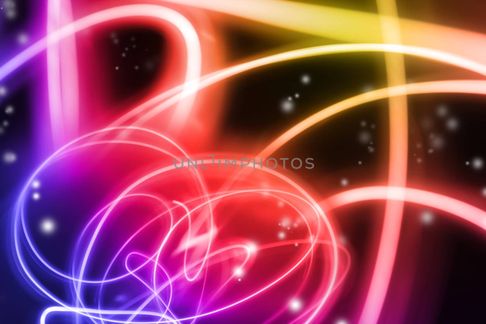 Abstract swirly lines futuristic space background