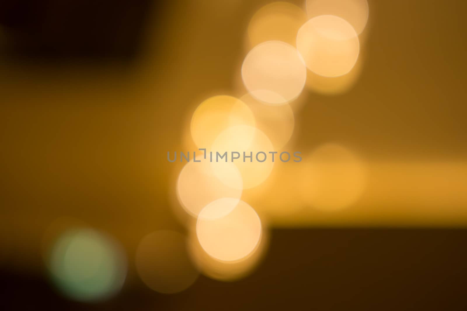 Warm tone blur bokeh light. Defocused background.