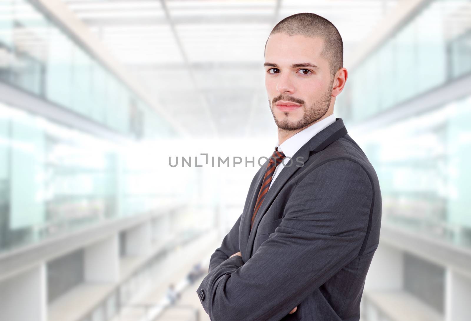 young business man portrait at the office