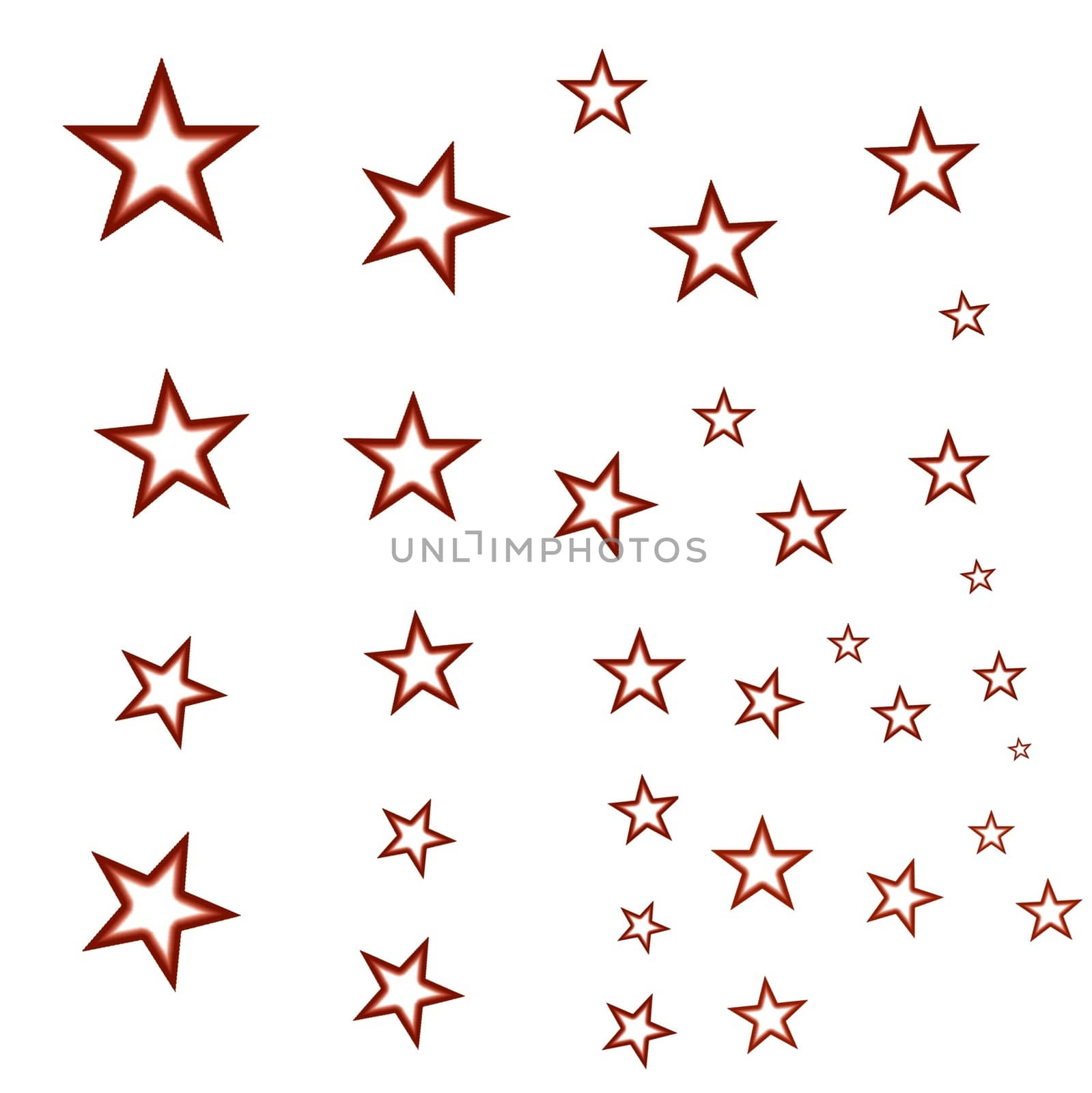 Digital computer graphic - patterned background with a stars for design