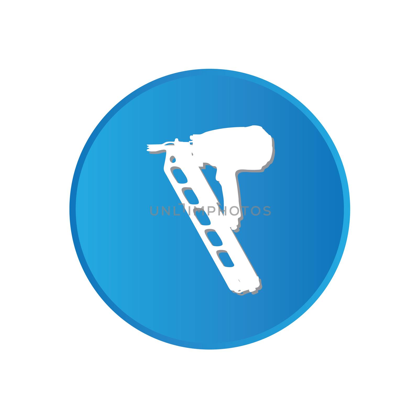 Colorful square buttons for website or app - Nailgun