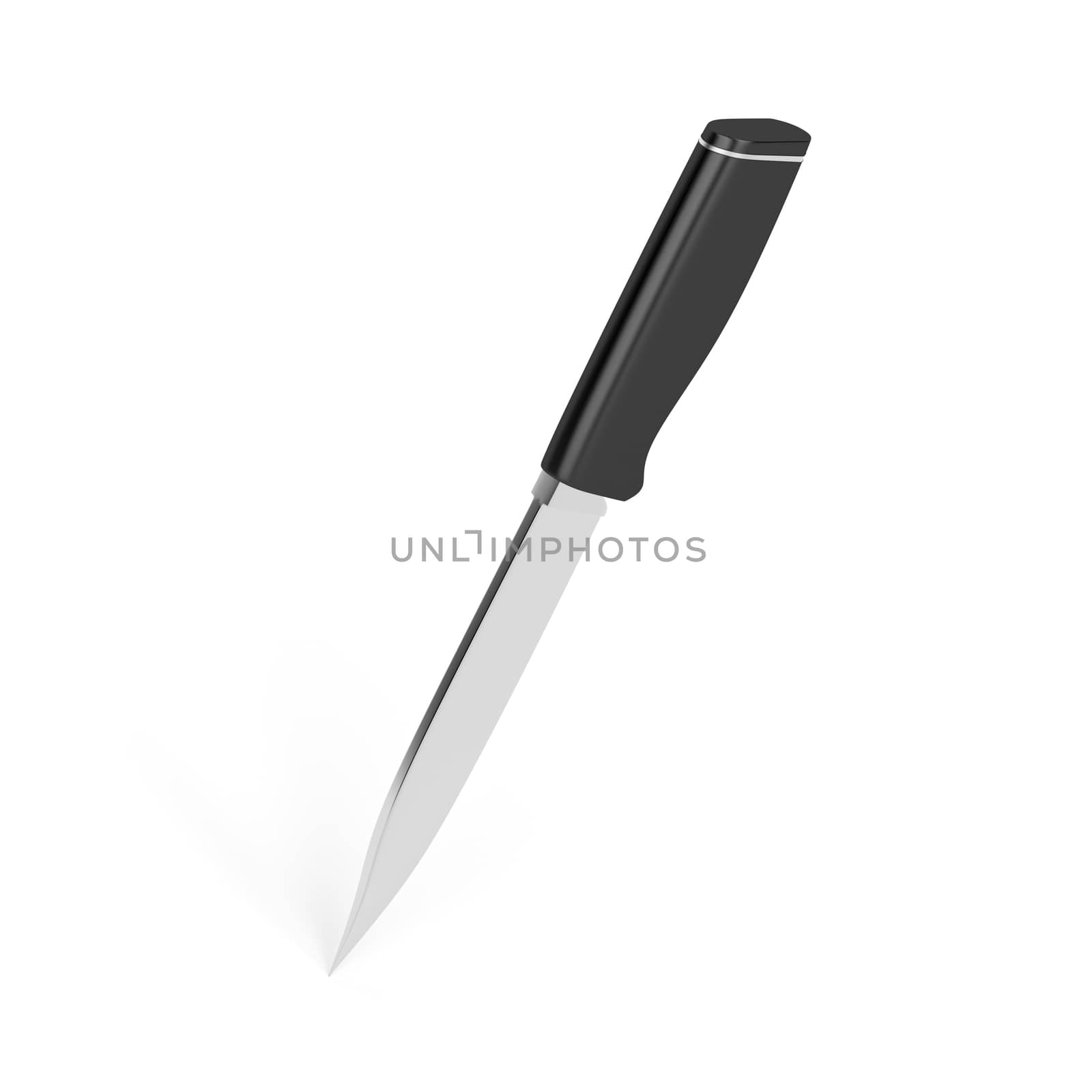 Chef's knife on white background