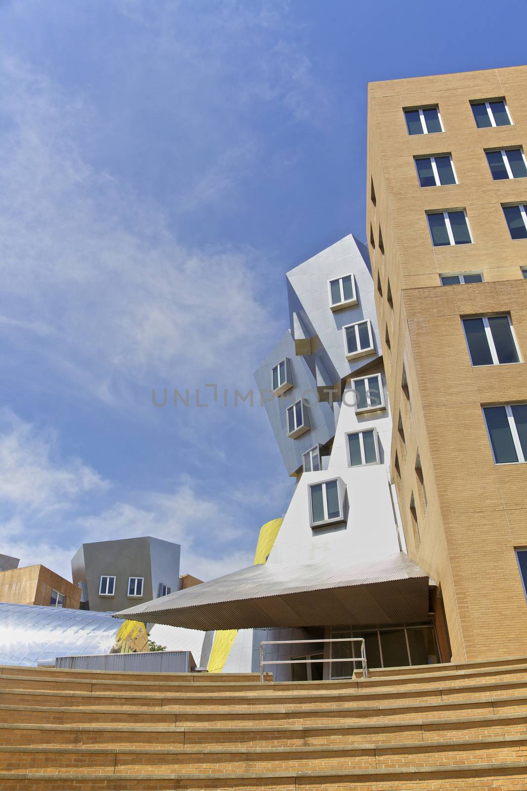 BOSTON - JUNE 06: Ray and Maria Stata Center on the campus MIT. Photo taken on June 06, 2014 in Cambridge, Massachusetts, USA.
Designed by Pritzker and prize winning architect Frank Gehry.