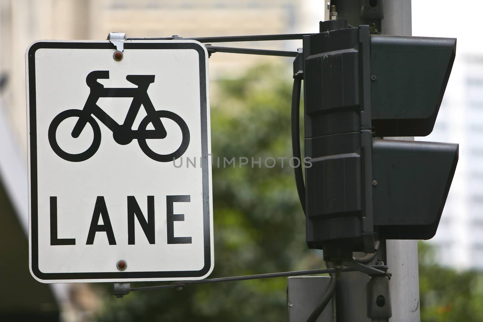 Bicycle Cycle Lane Sign by instinia