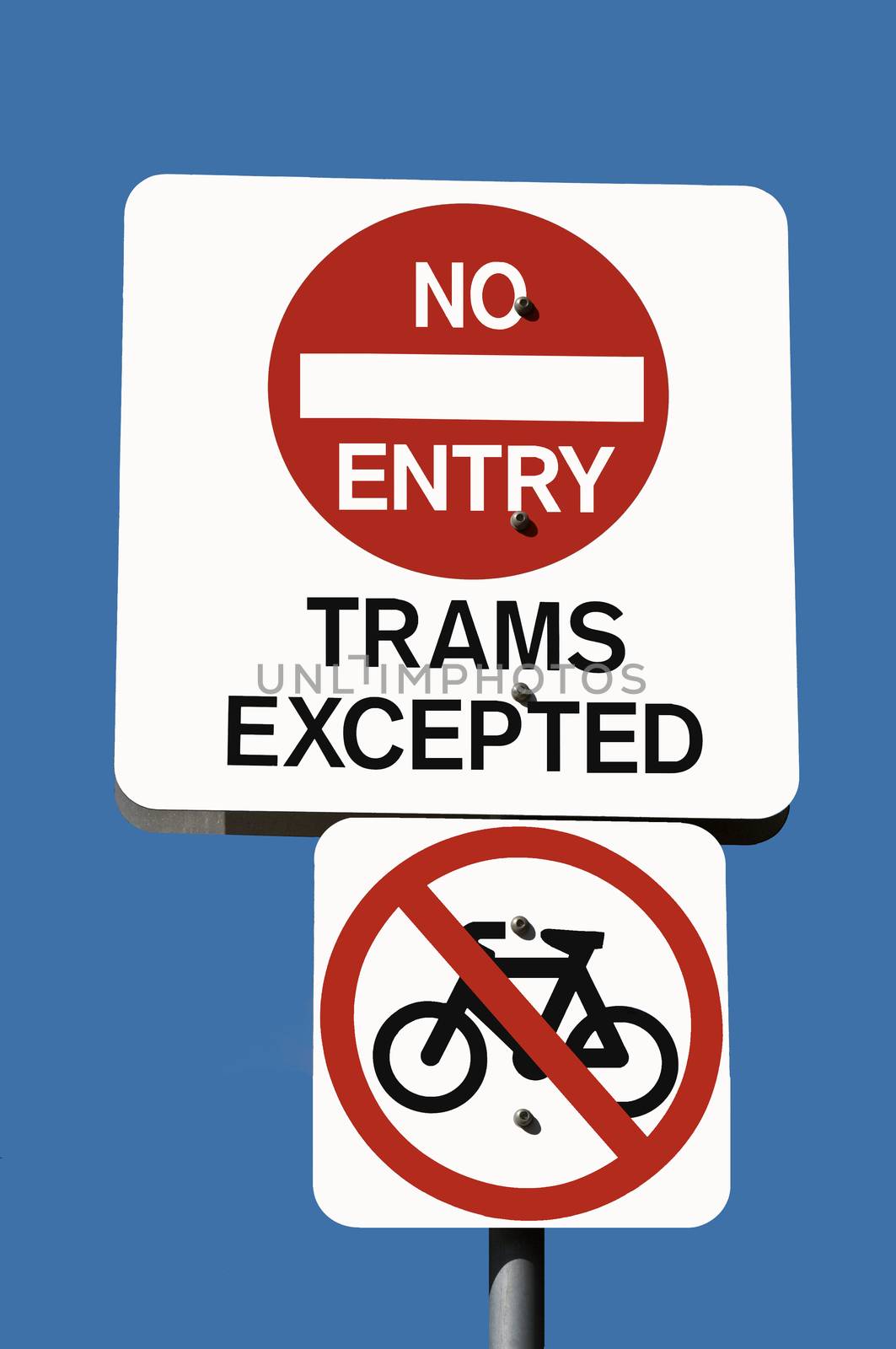 No Entry Bikes and Cars Trams PSD Files by instinia