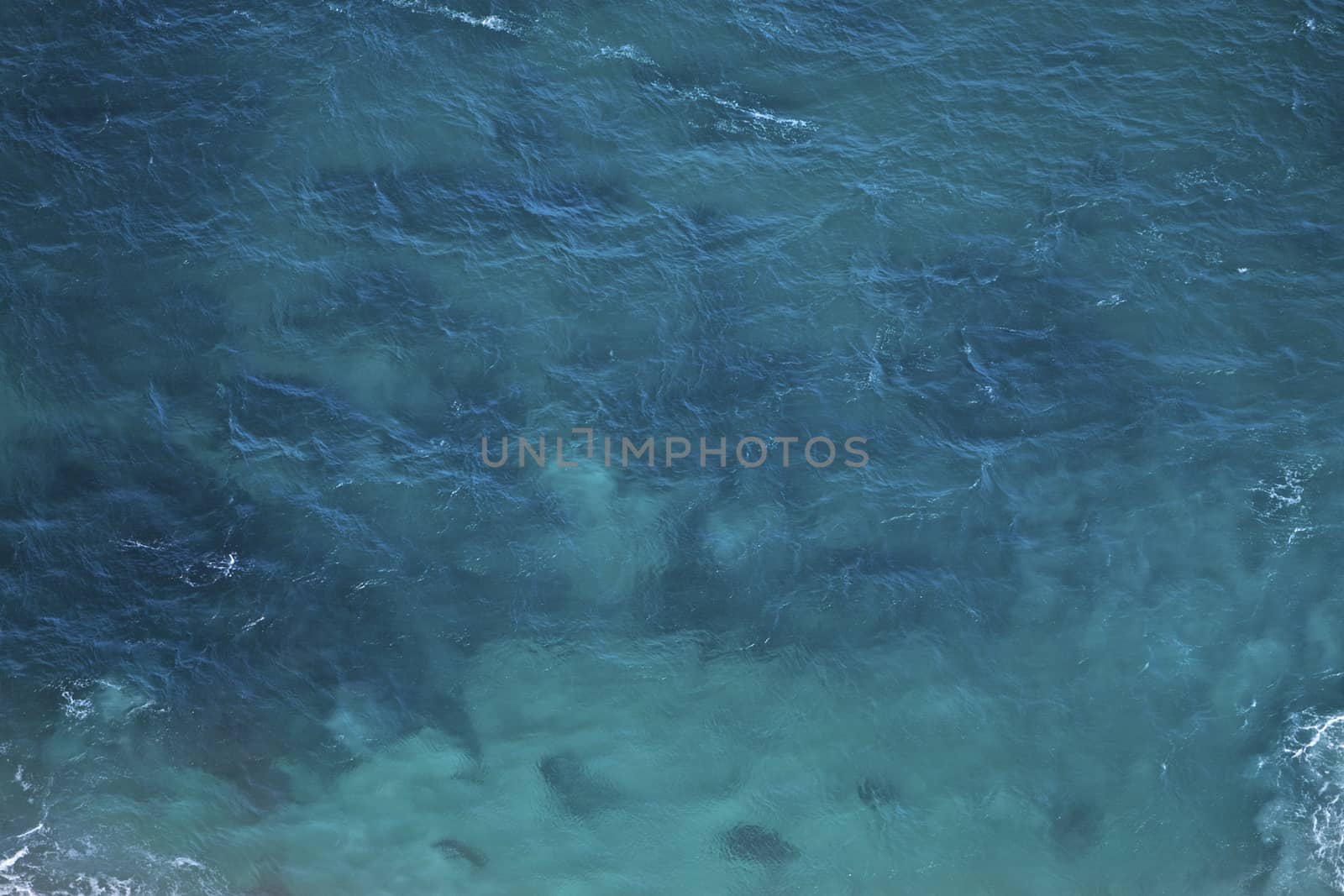 Beautiful Calm Ripples Ocean on a Bright Sunny day