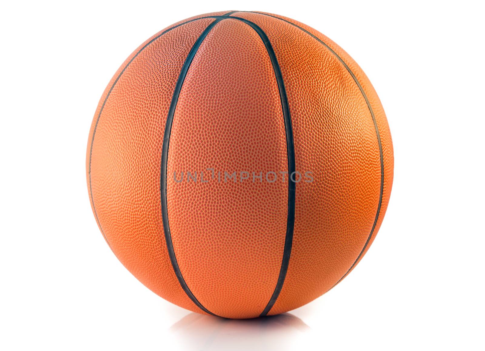 Basketball isolated on the white background