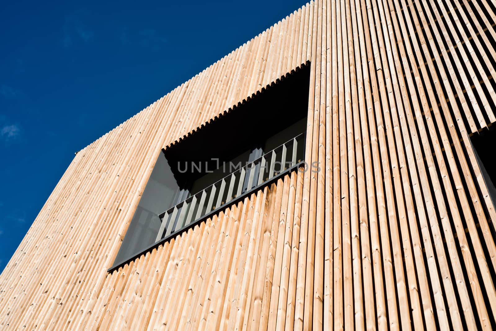 wooden architecture - moden design closeup