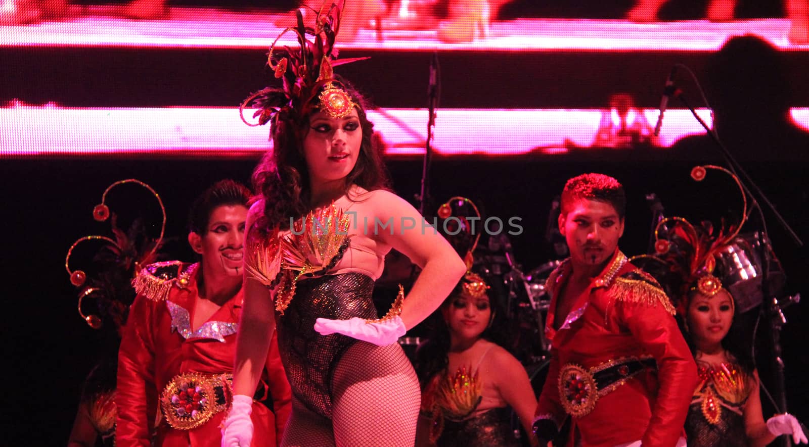 Entertainers performing on stage at a carnaval in Playa del Carmen, Mexico
08 Mar 2014
No model release
Editorial only
