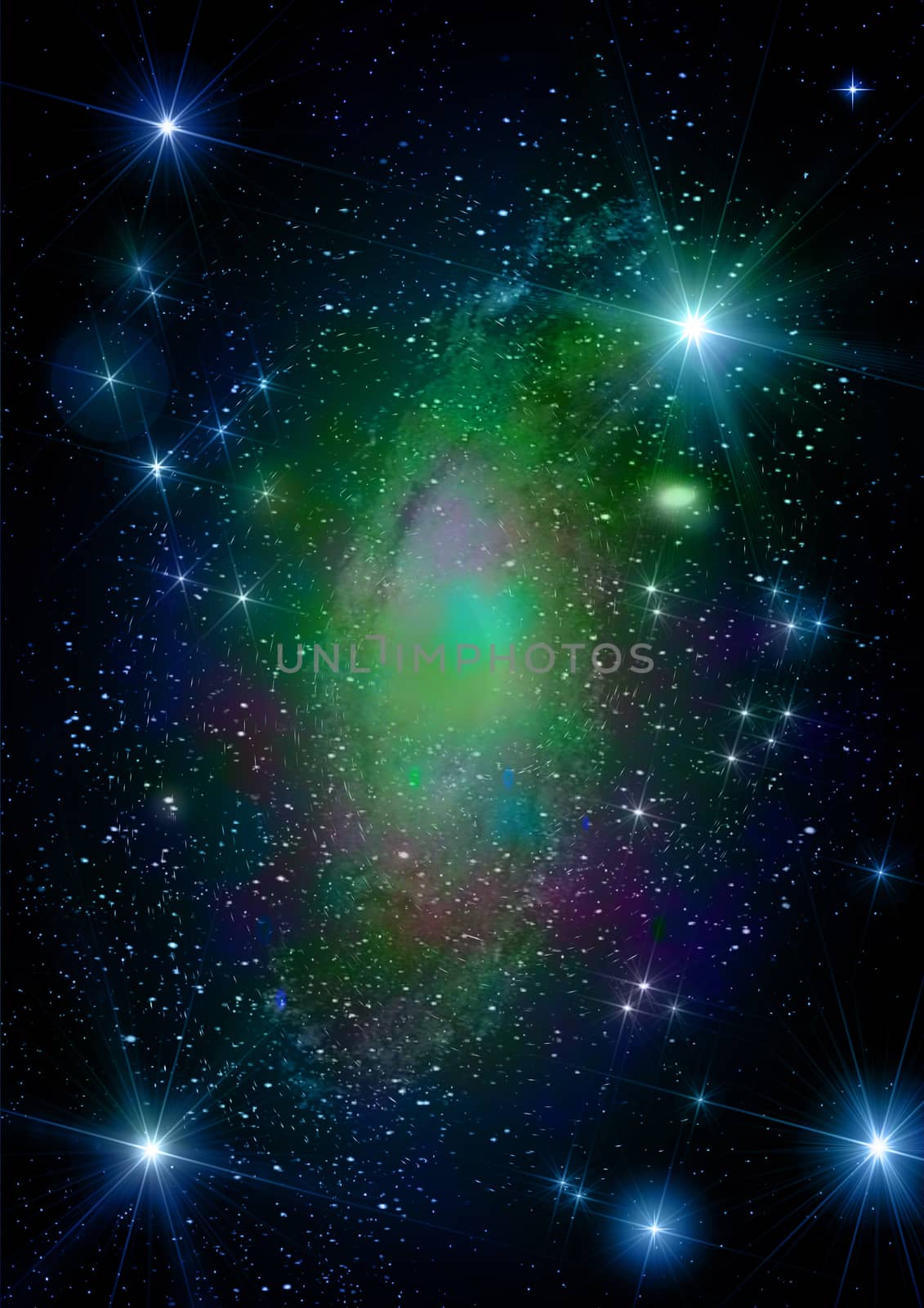 Star field in space a nebulae and a gas congestion. "Elements of this image furnished by NASA".