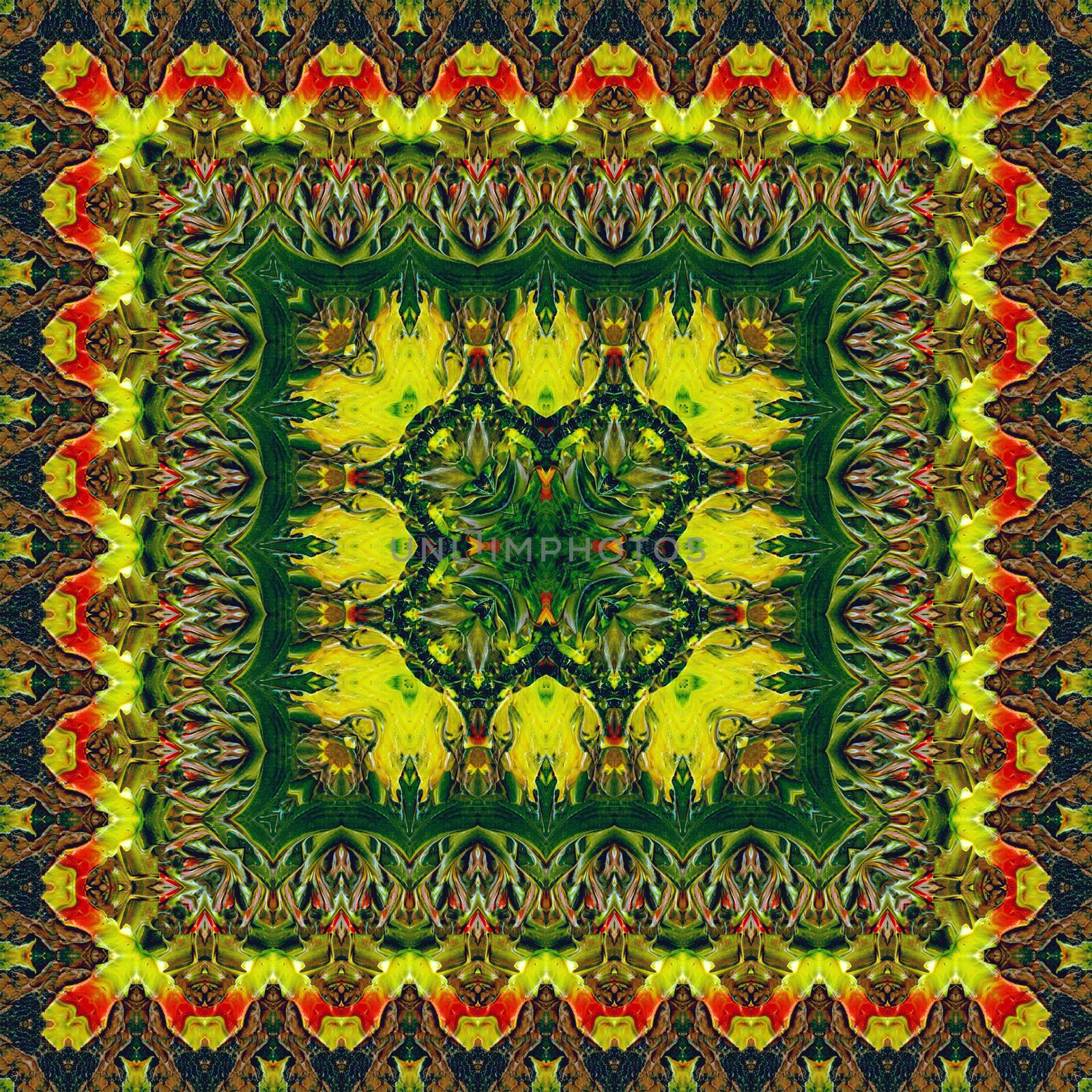 Seamless background, artistic abstract colorful pattern, painting in oils