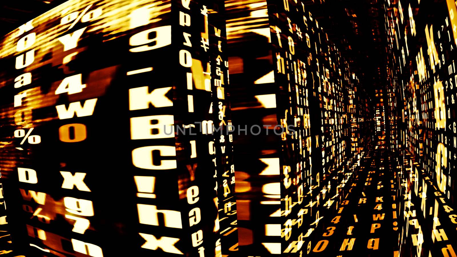 Digital Data Chaos 0263 by aLunaBlue