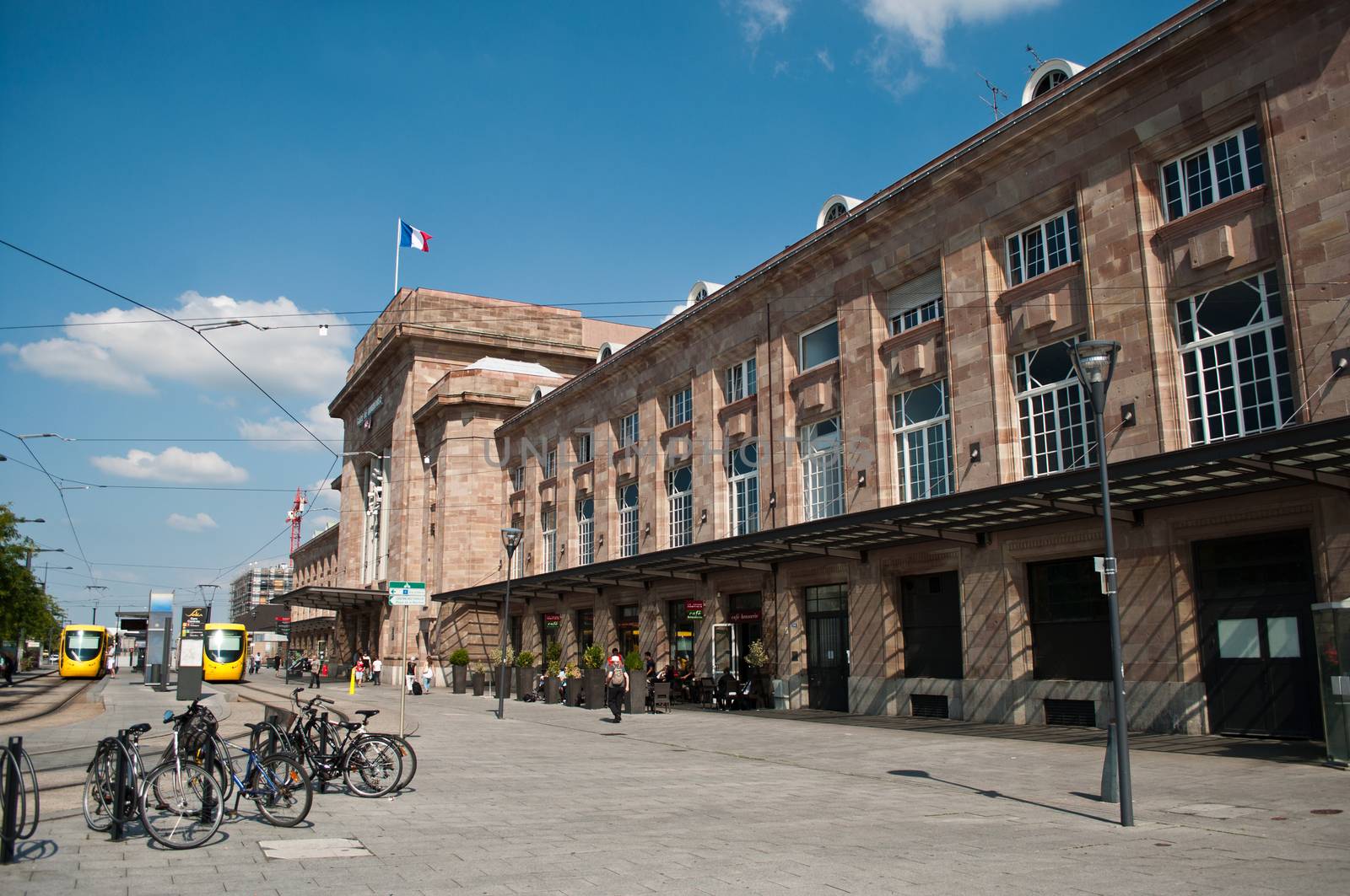 Mulhouse - France - 31 th July 2014 - train station