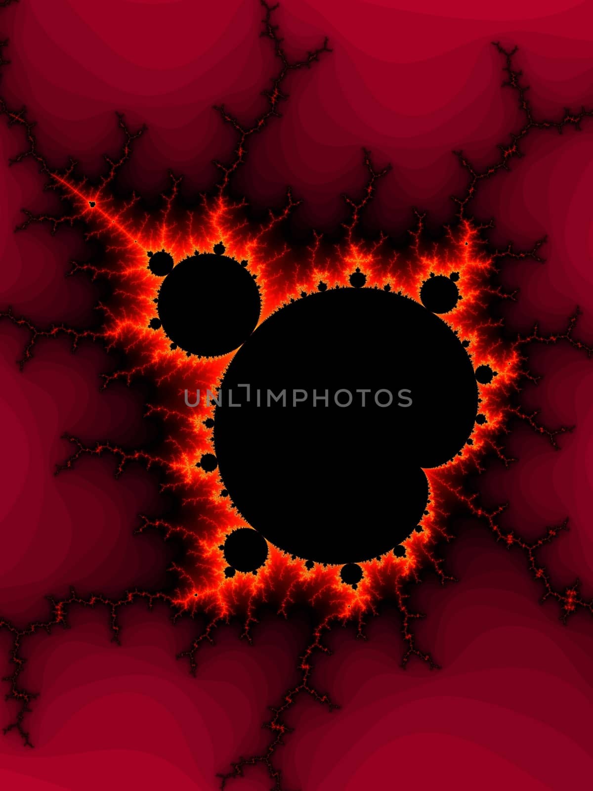 Digital computer graphic - rendering. Patterned background with fractal Mandelbrot for design.