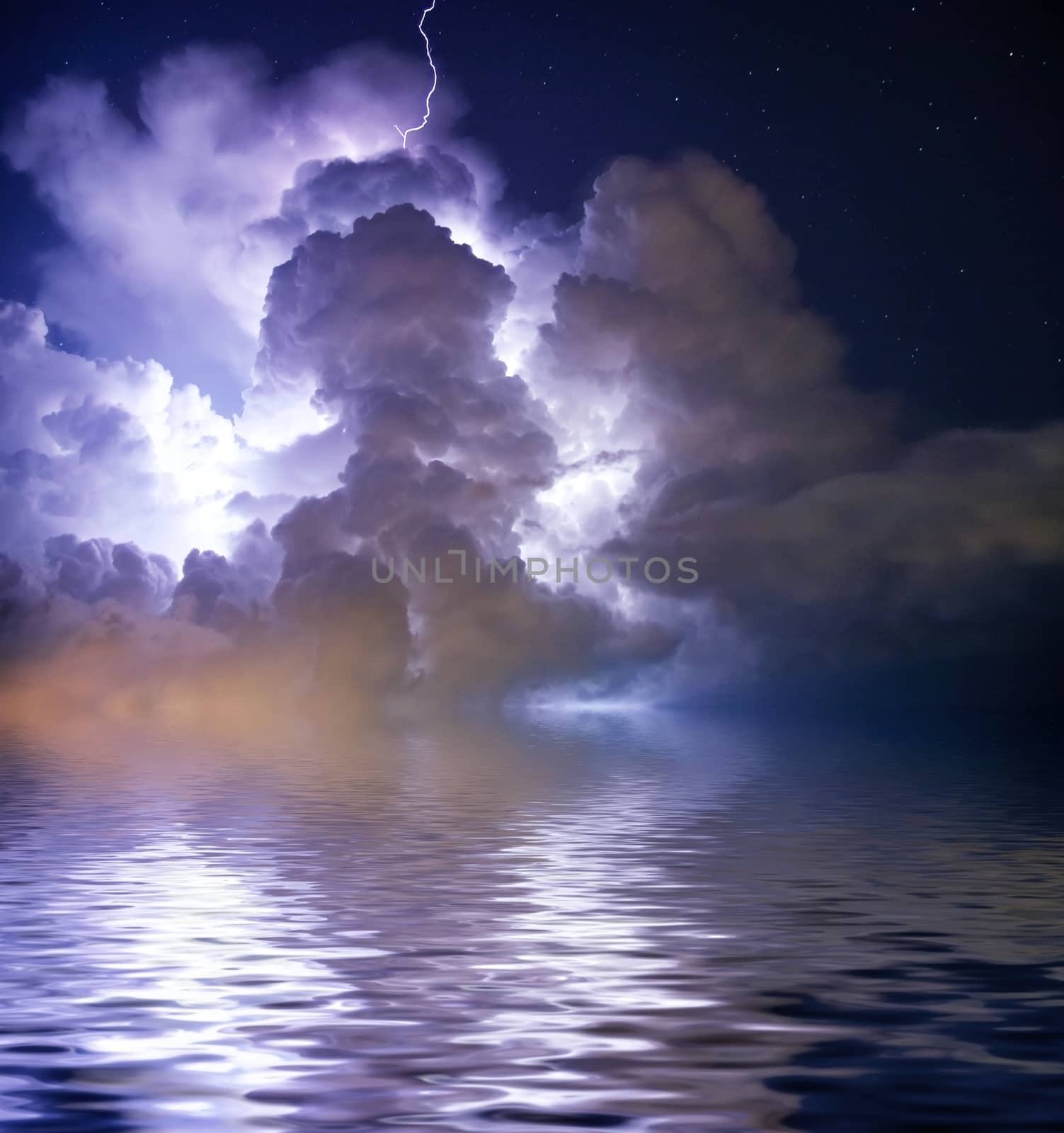 Thunderstorm background