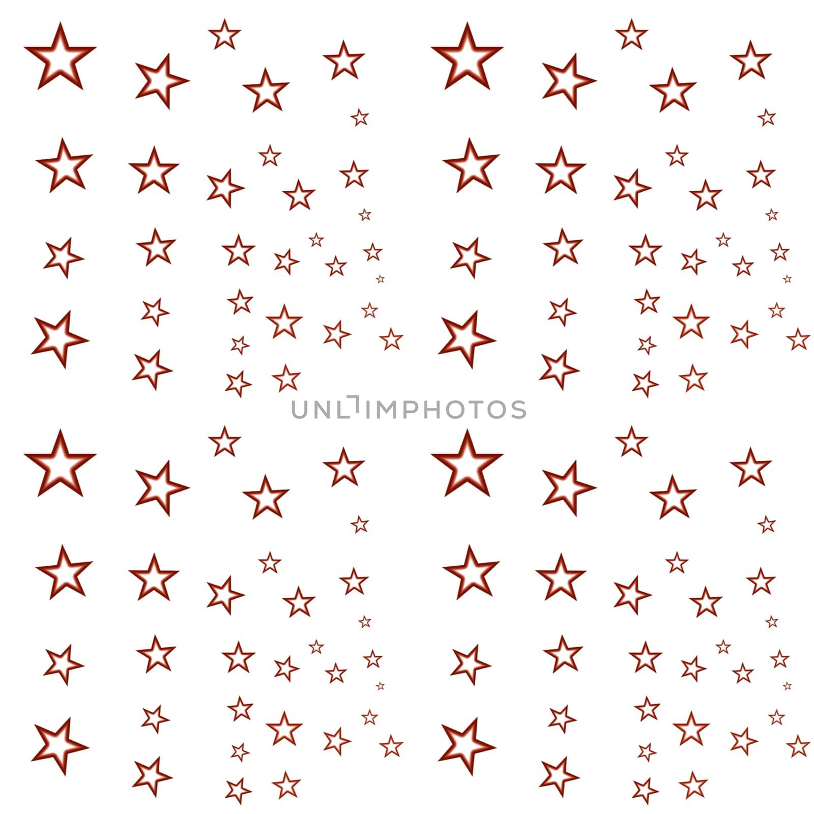 Digital computer graphic - seamless decorative pattern with a stars on a white background.