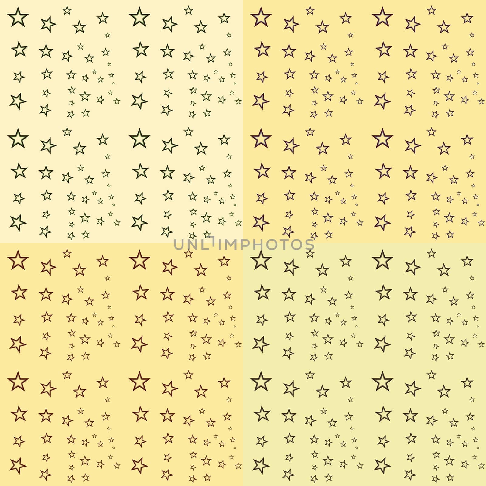 Digital computer graphic - patterned background with a stars for design.