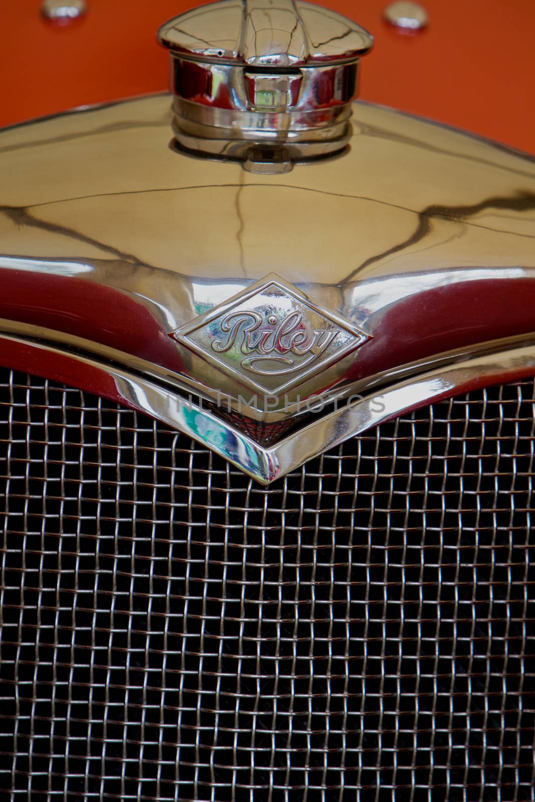 Riley Antique Vintage Vechile, Close up view