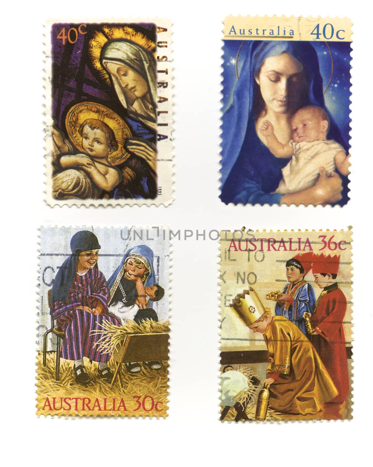 Christmas Stamps by instinia