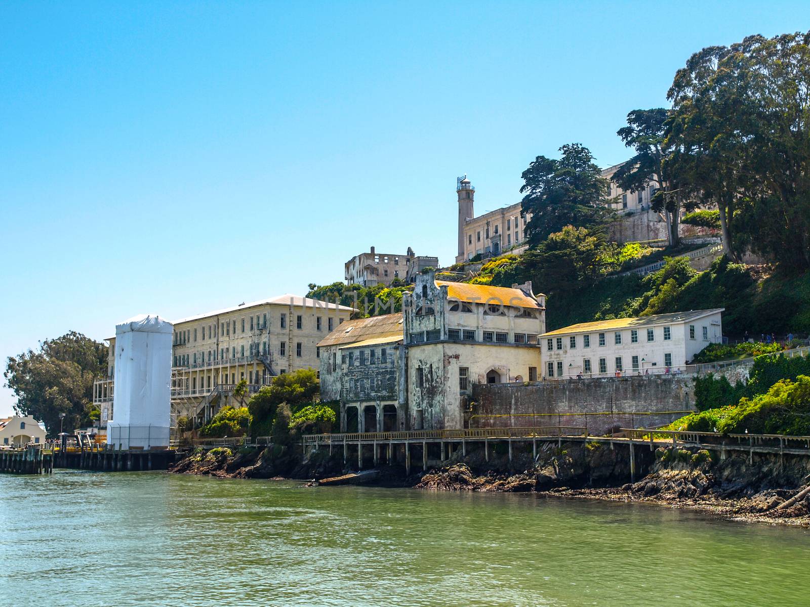 Alcatraz - The most known prison on the island near San Francisco