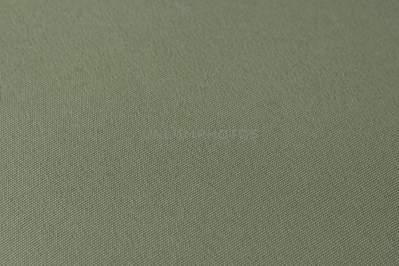 natural green fabric close-up background textile texture
