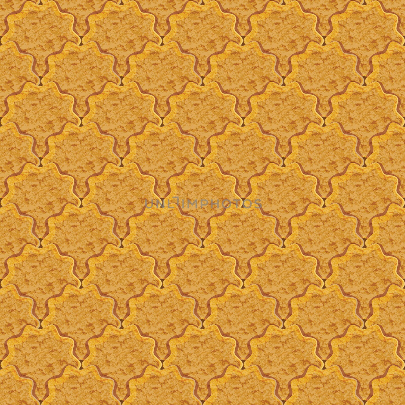 Rasterized graphic seamless background of cookies crackers