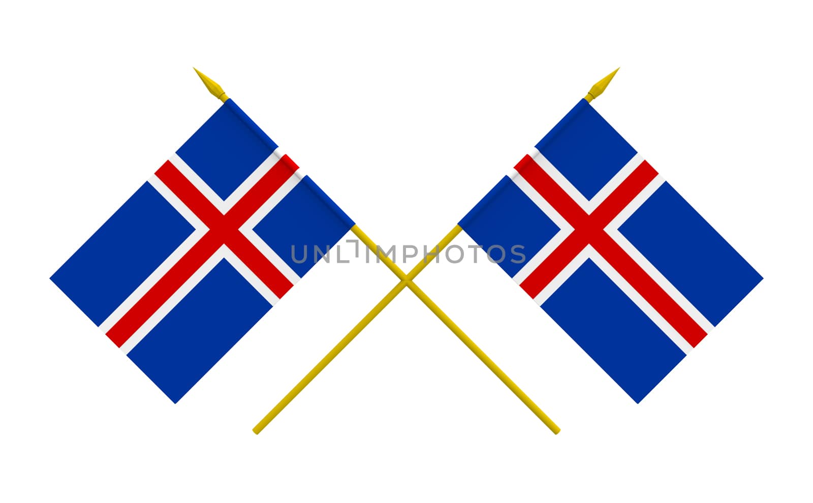 Flags, Iceland by Boris15