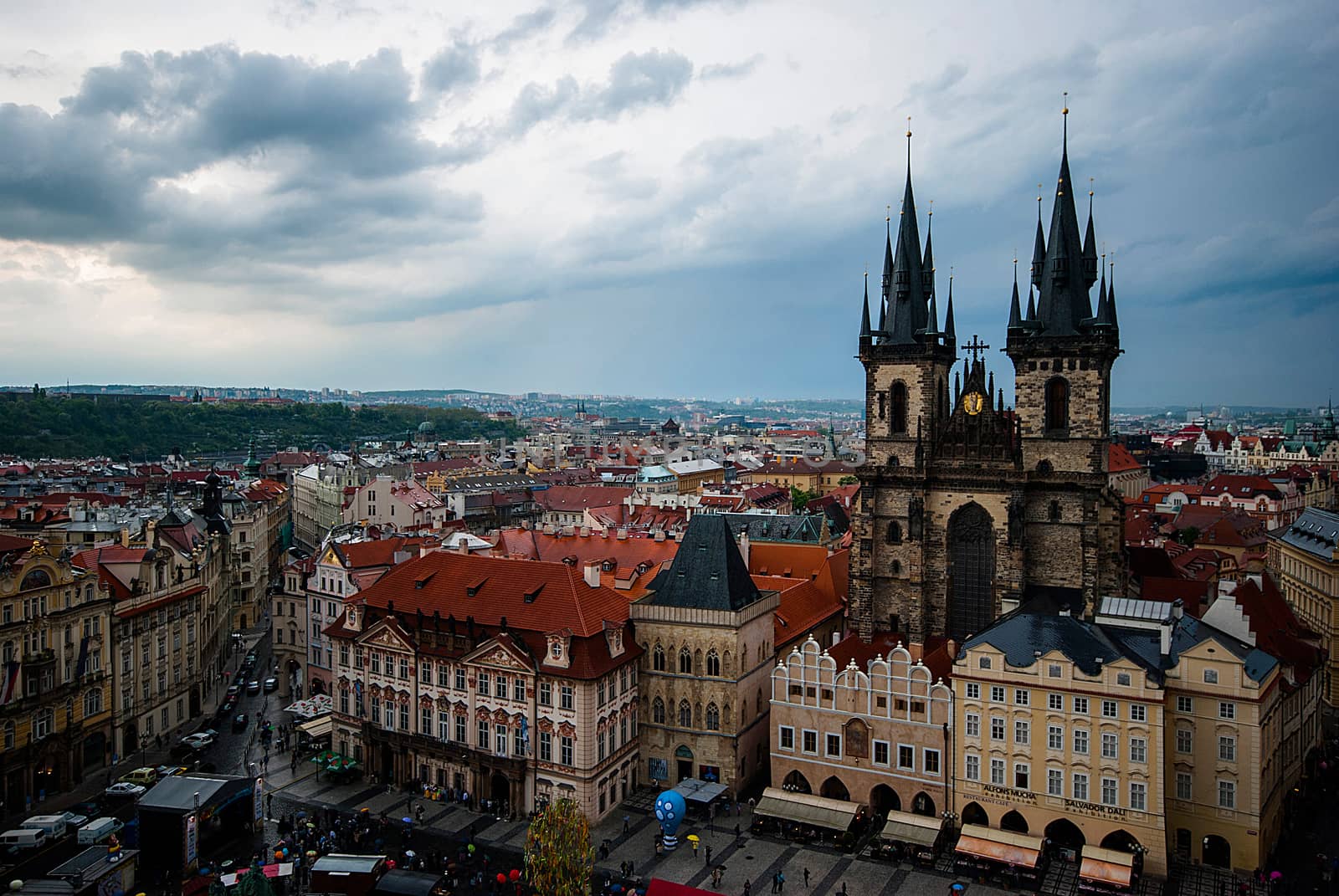 Beautiful old town Prague scenery, Czech republic