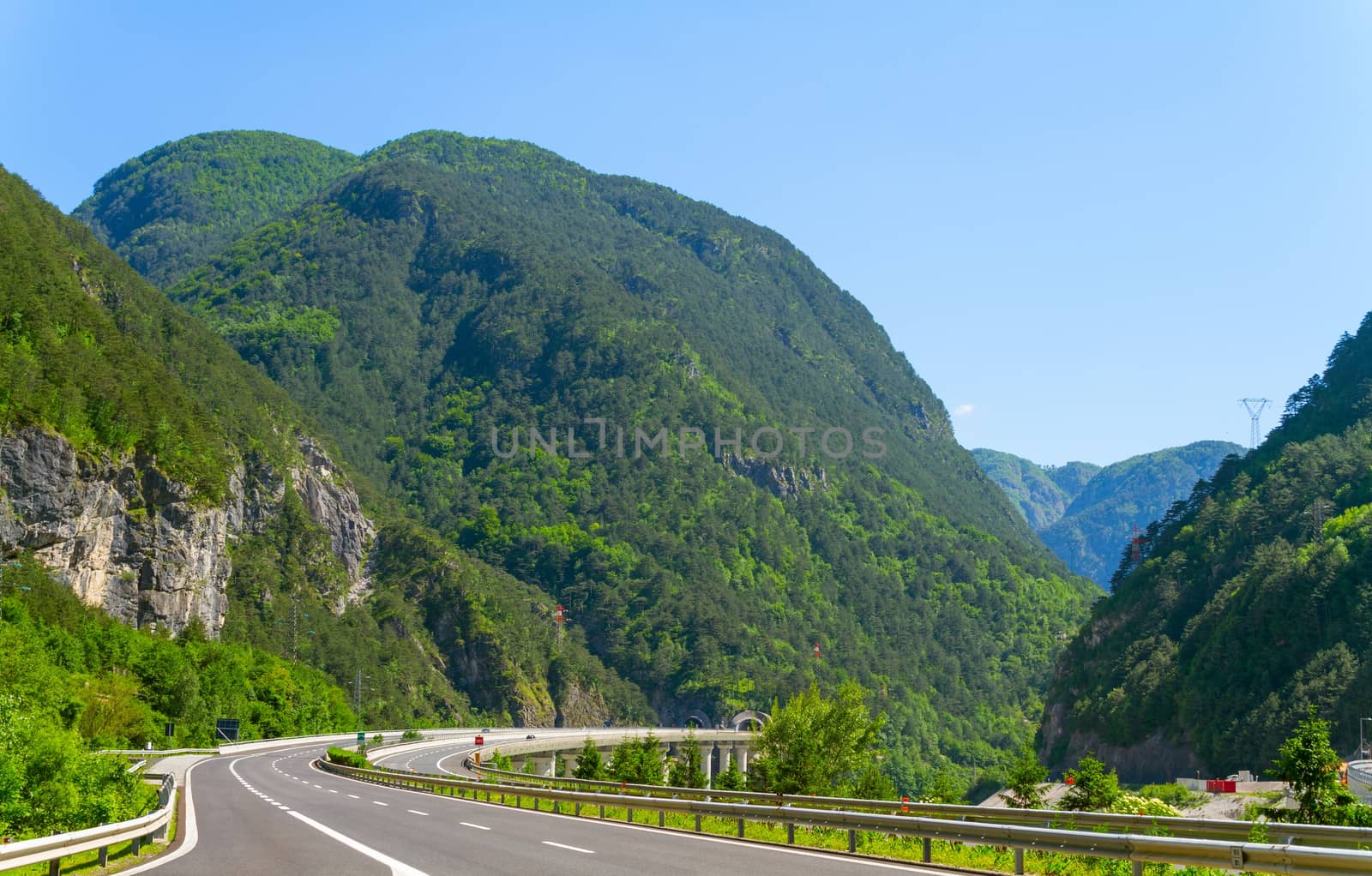 road through the Alps by aleksaskv