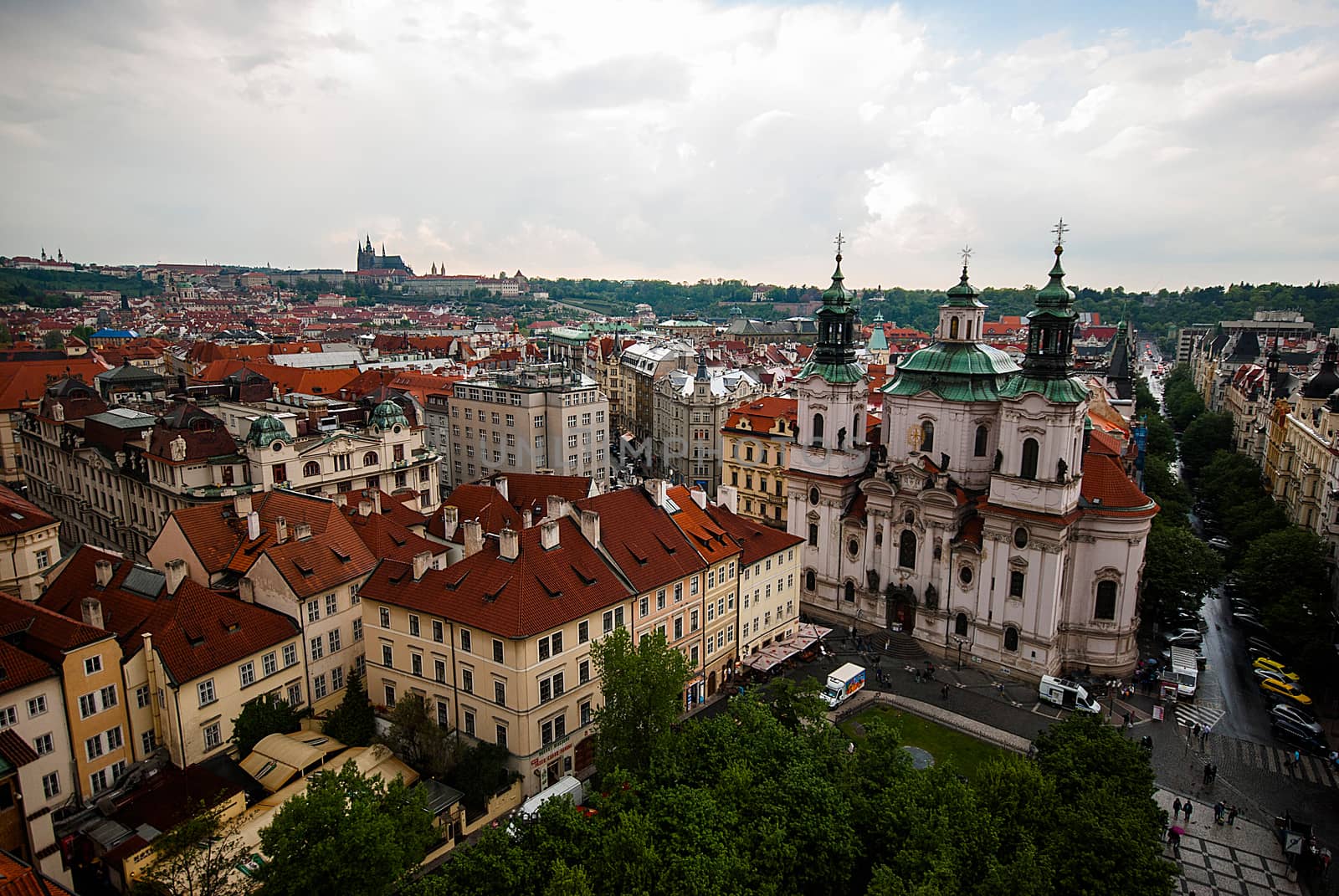 Beautiful old town Prague scenery, Czech republic
