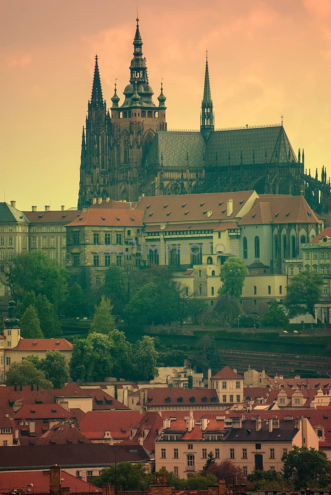 Beautiful old town Prague scenery, Czech republic