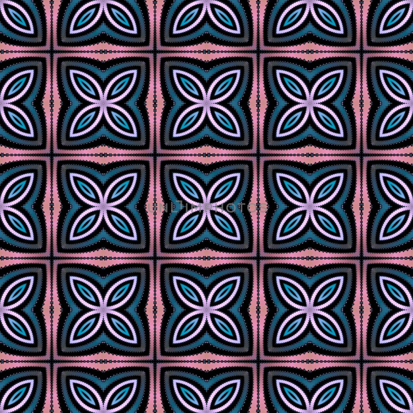 Digital computer graphic - seamless decorative ornament for design.