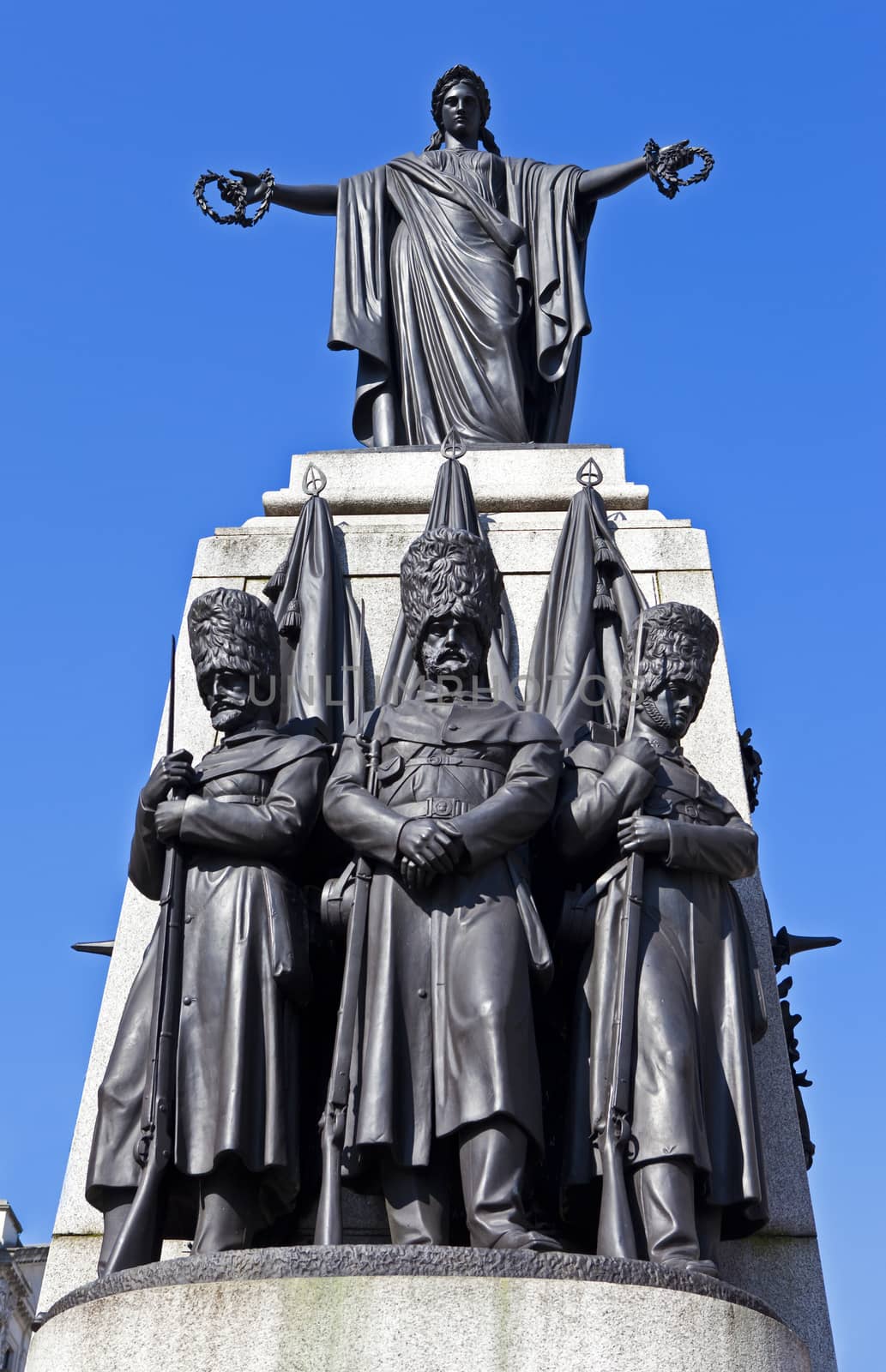 The Crimean War Memorial in London.