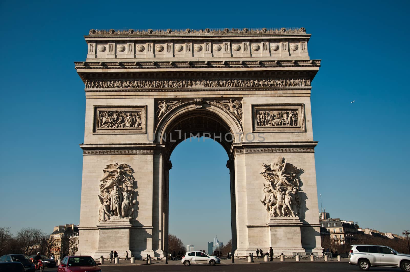 Arch of Triumph in Paris by NeydtStock