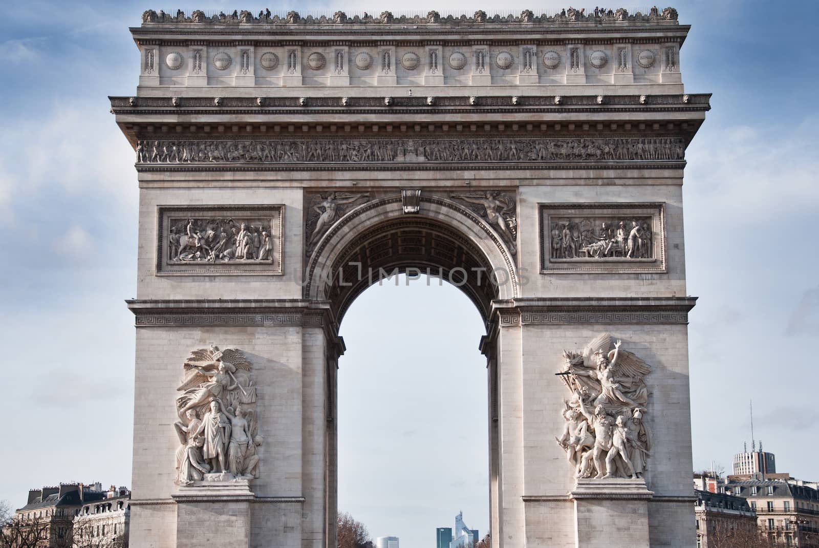 Arch of Triumph in Paris by NeydtStock