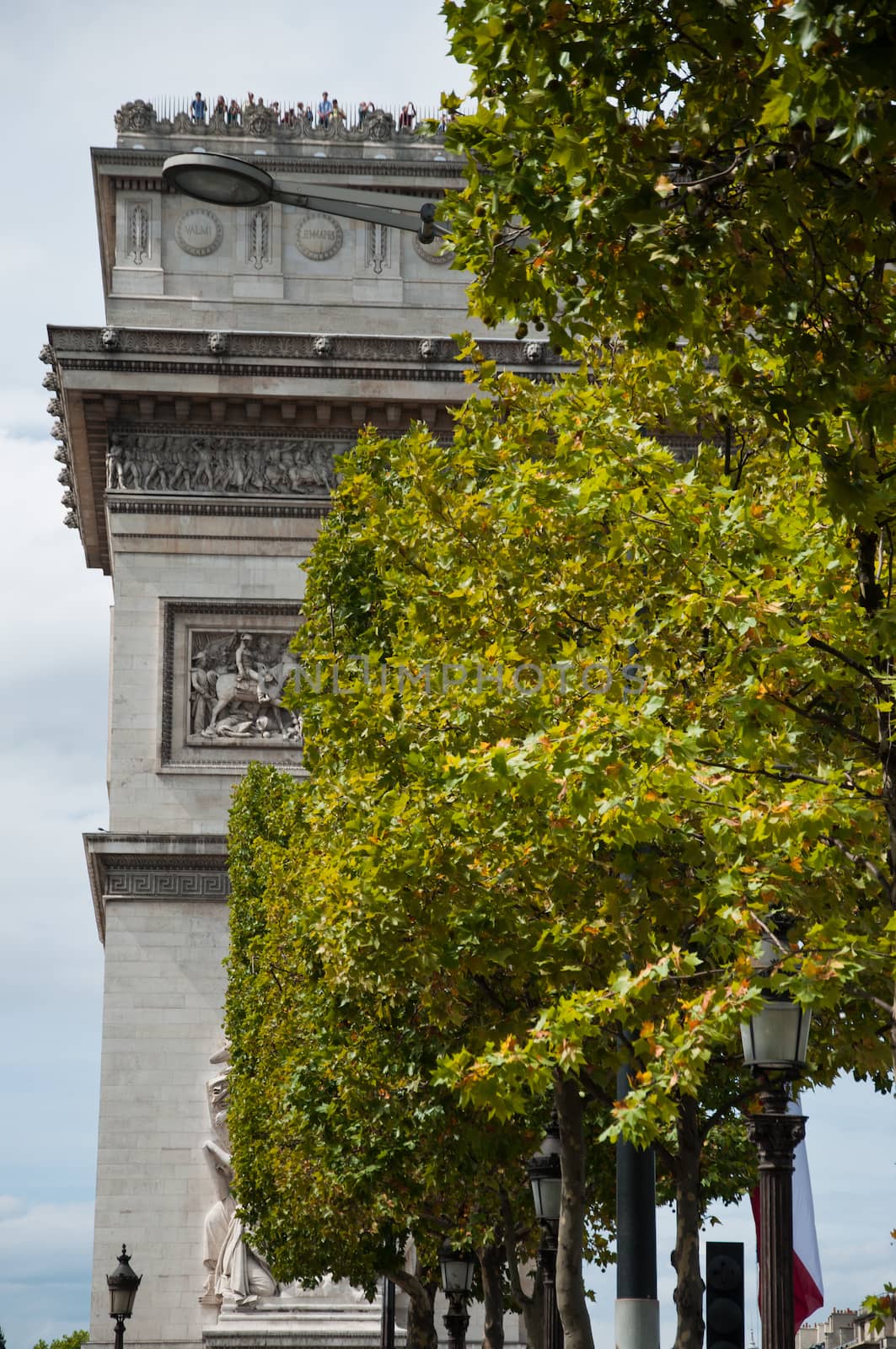 arch of triumph in Paris