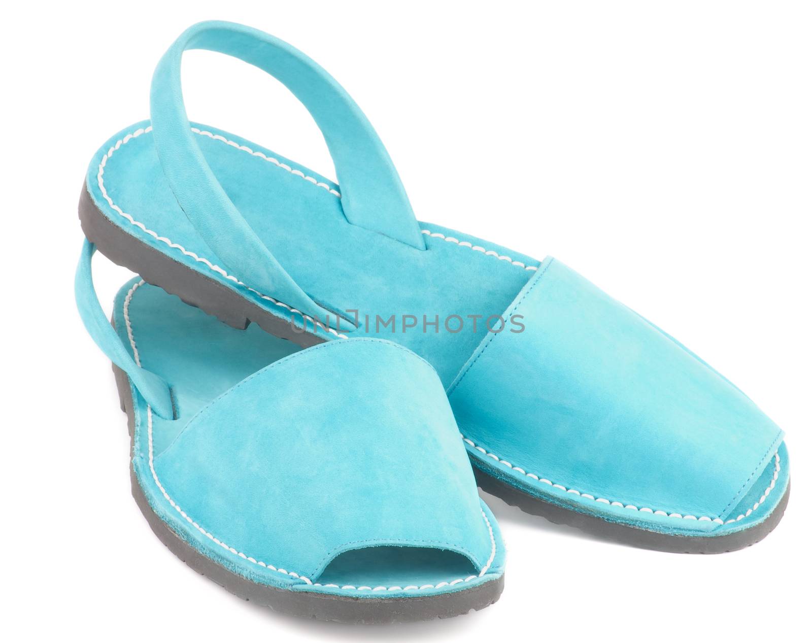 Turquoise Sandals Avarcas by zhekos