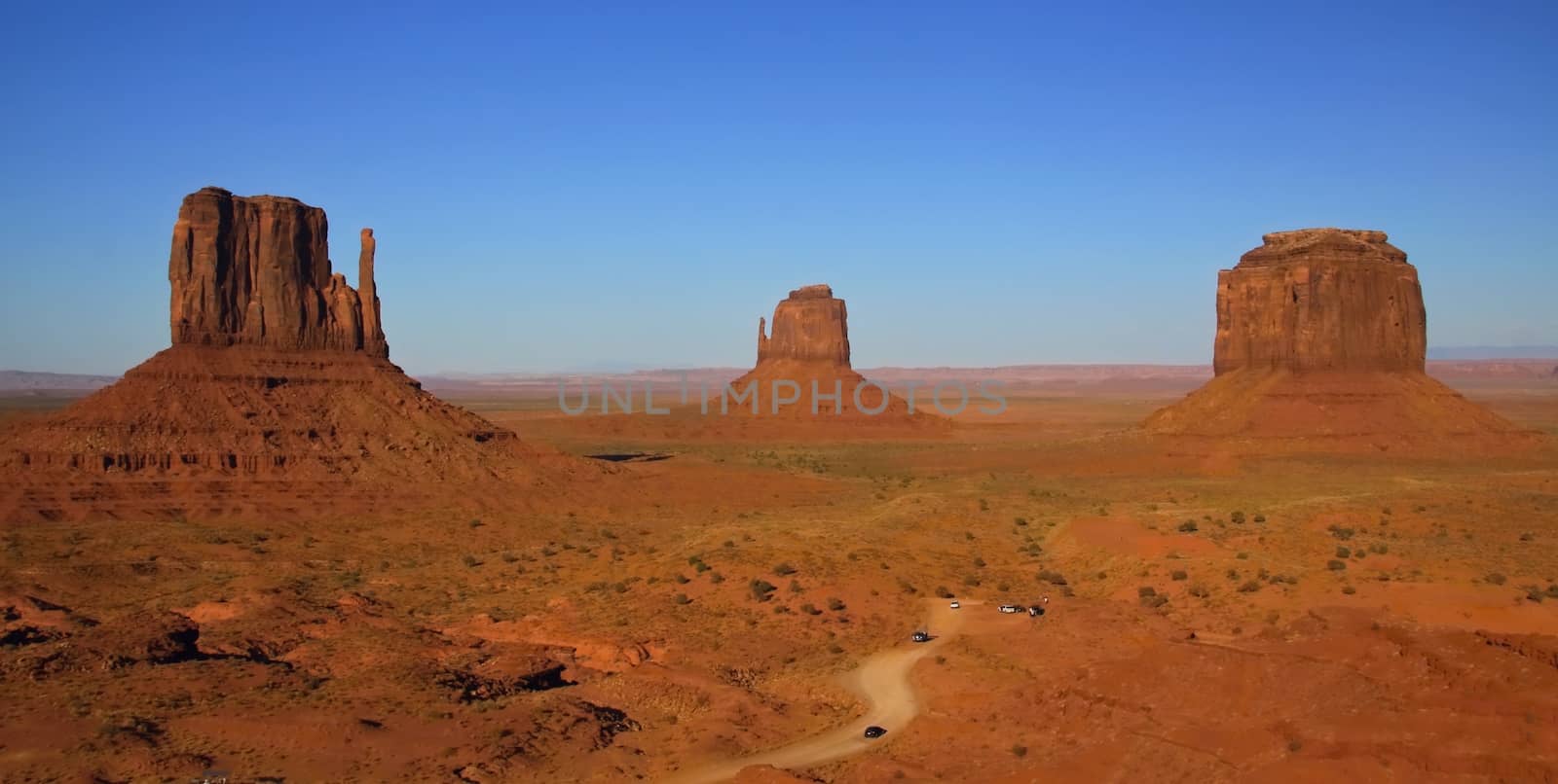 Landscape of mesas in Canyonlands National Park, Moab, Utah, United States.