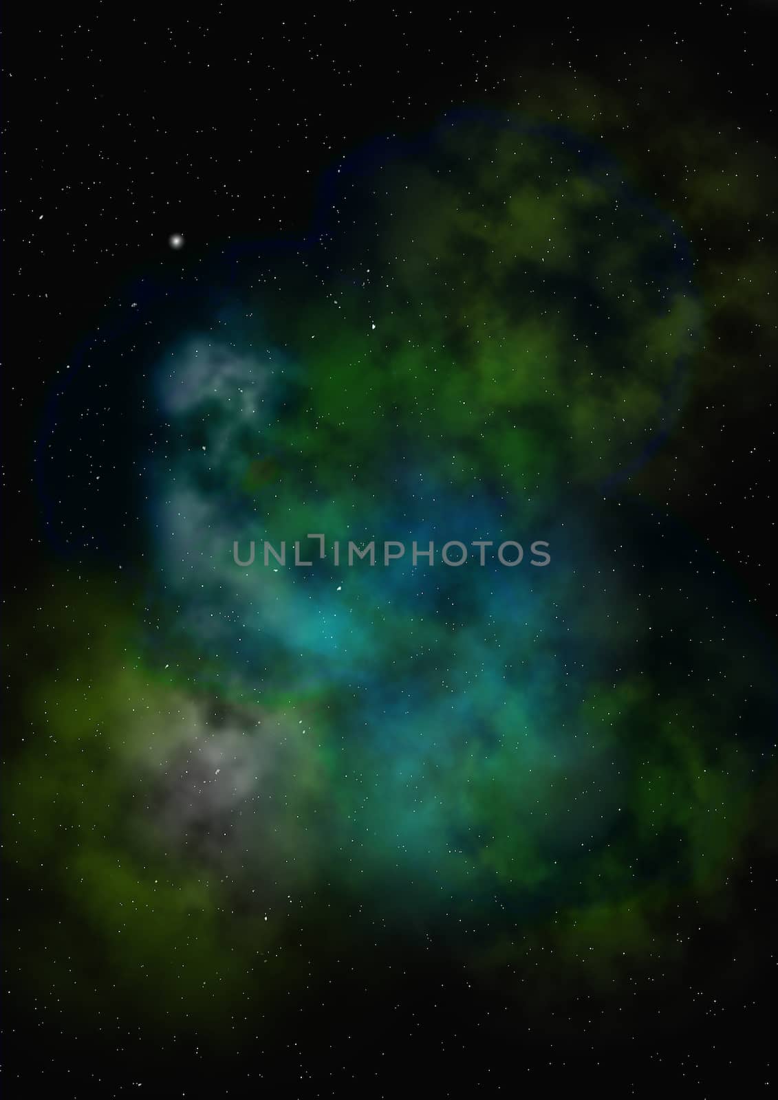Small part of an infinite star field of space in the Universe. "Elements of this image furnished by NASA".