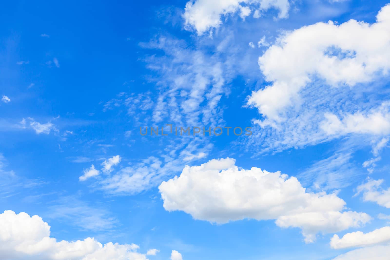 blue sky with cloud