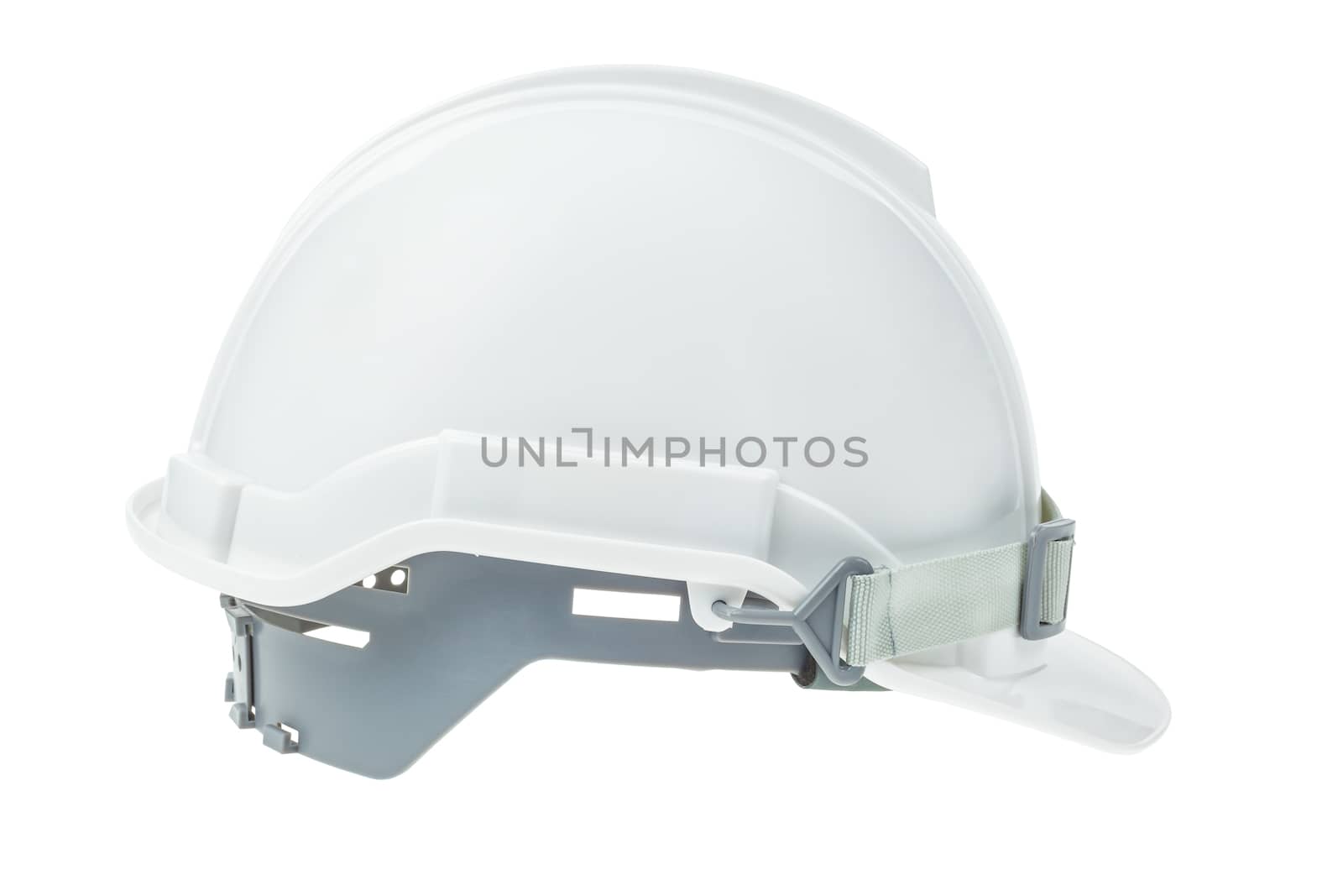 engineering concept, safety helmet on white background