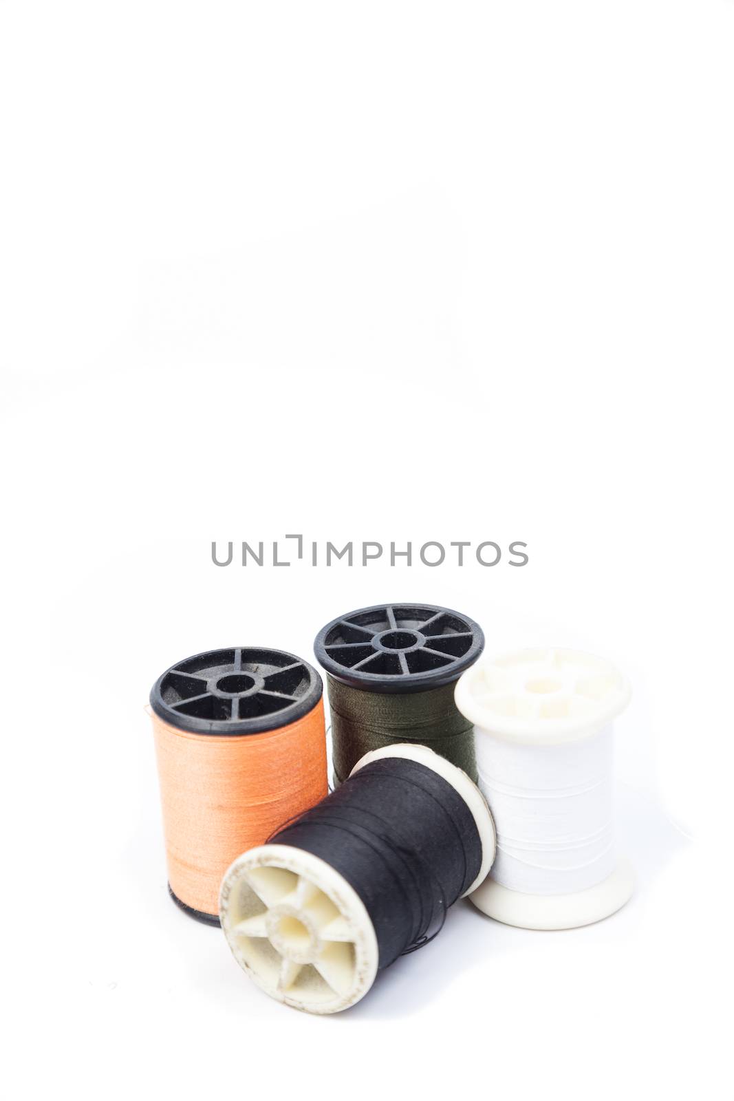 bobbin on white isolated background.bobbin packshot in studio.