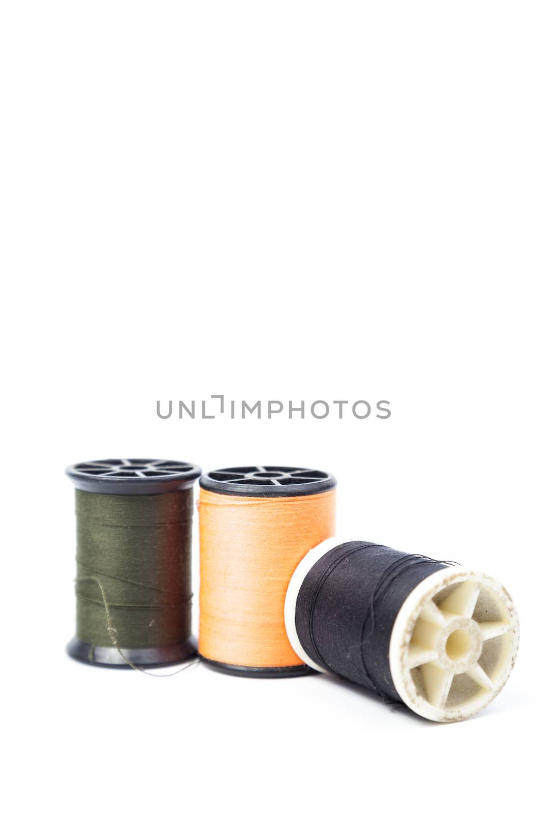 bobbin on white isolated background.bobbin packshot in studio.