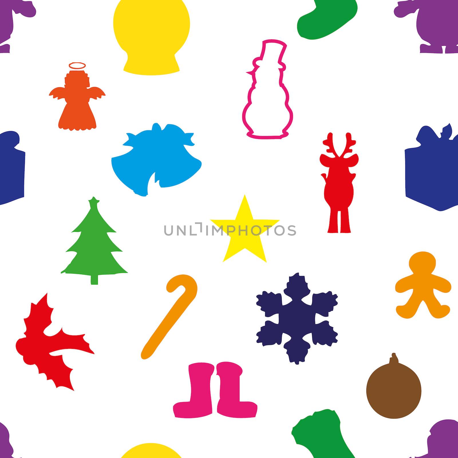 Illustration of Christmas Icons by DragonEyeMedia