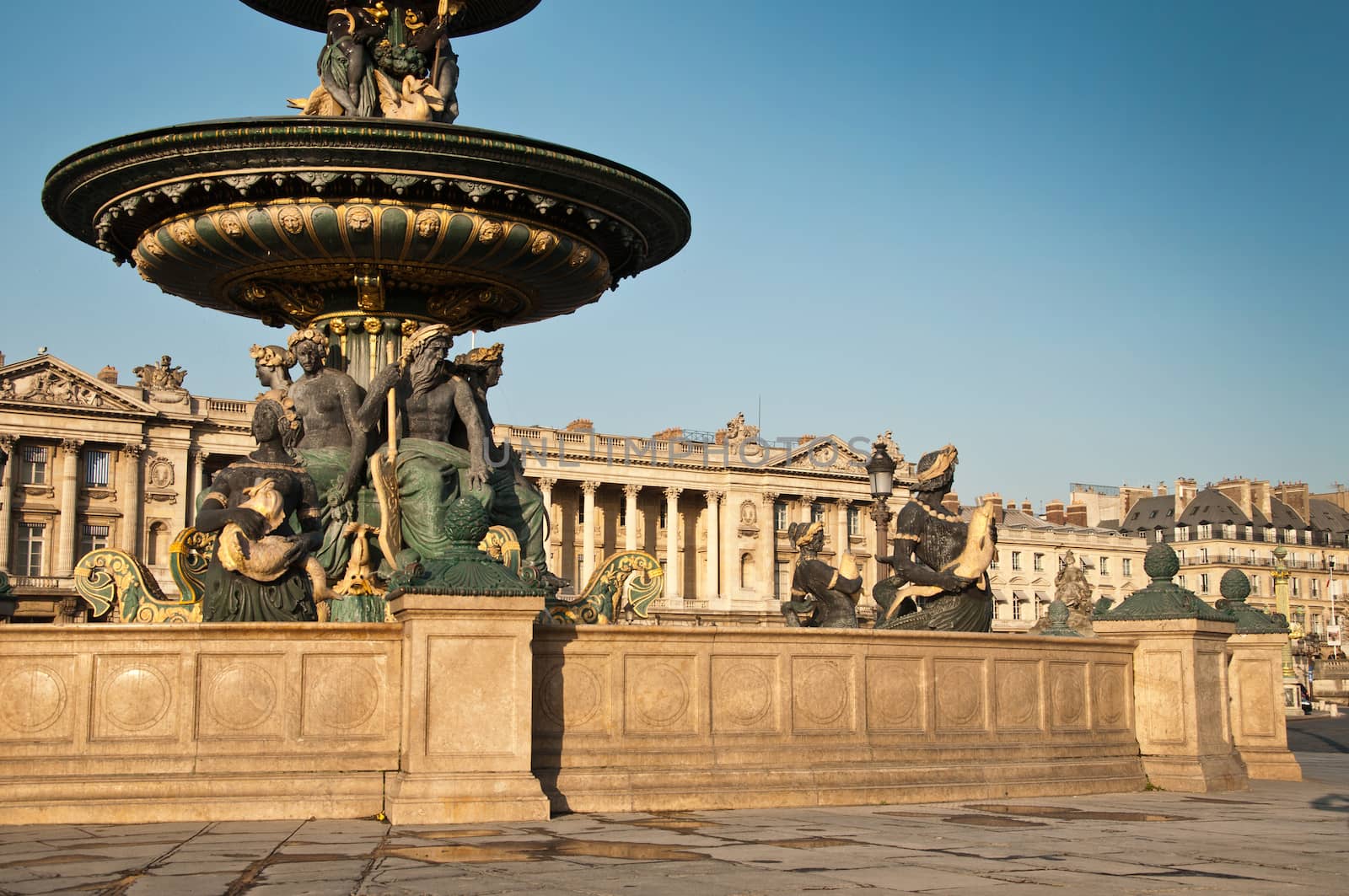 Fountain Concorde place in paris