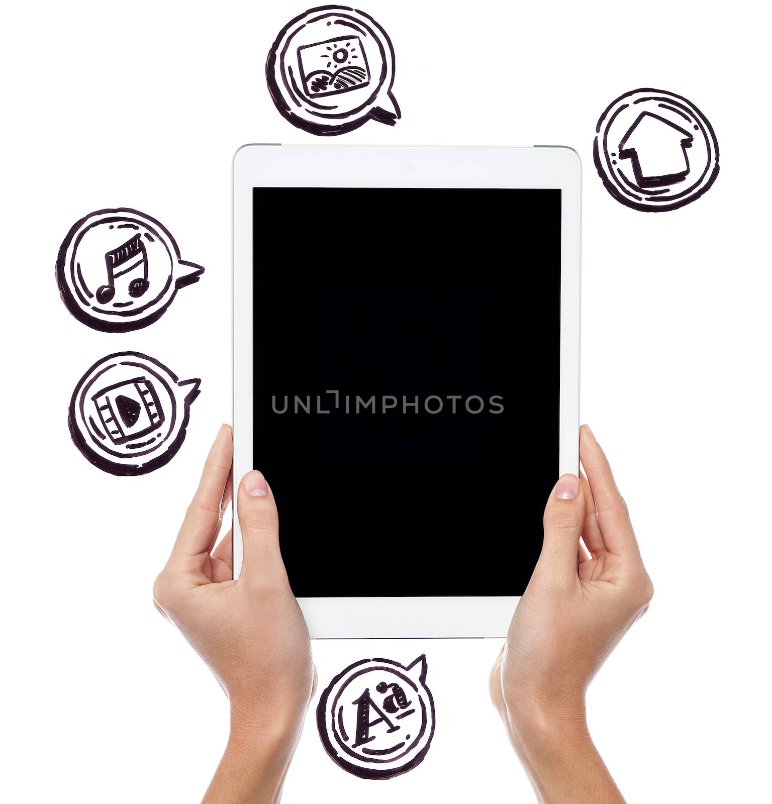 The era of touch screen technology by stockyimages