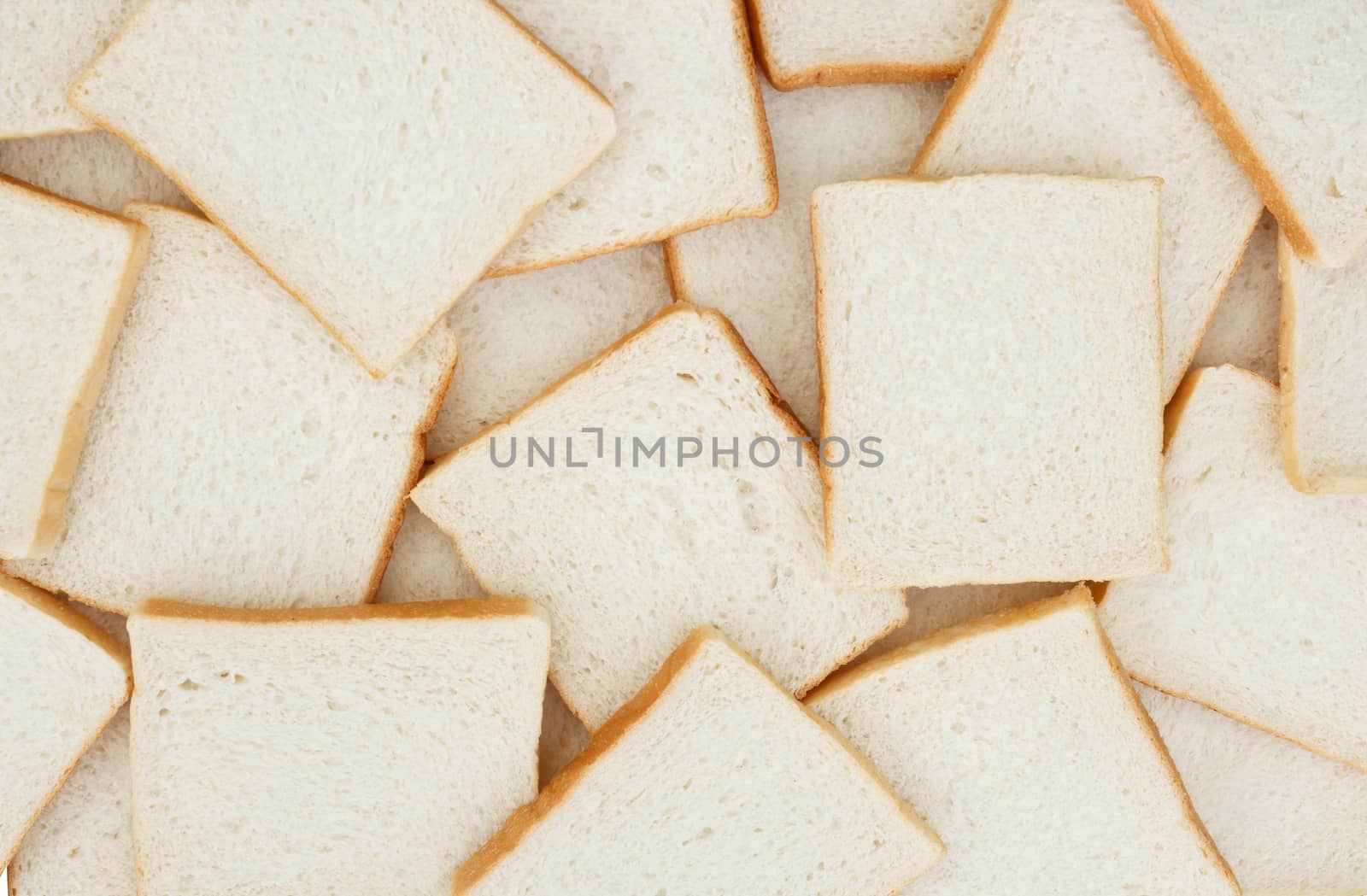 Sliced white bread background by vitawin