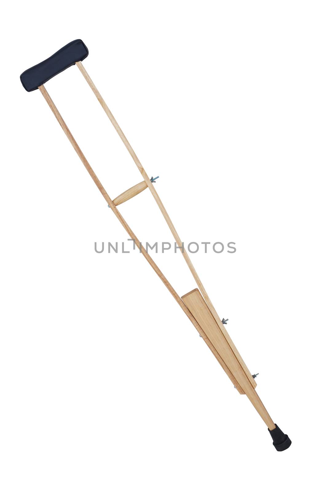 Crutch isolated on white background