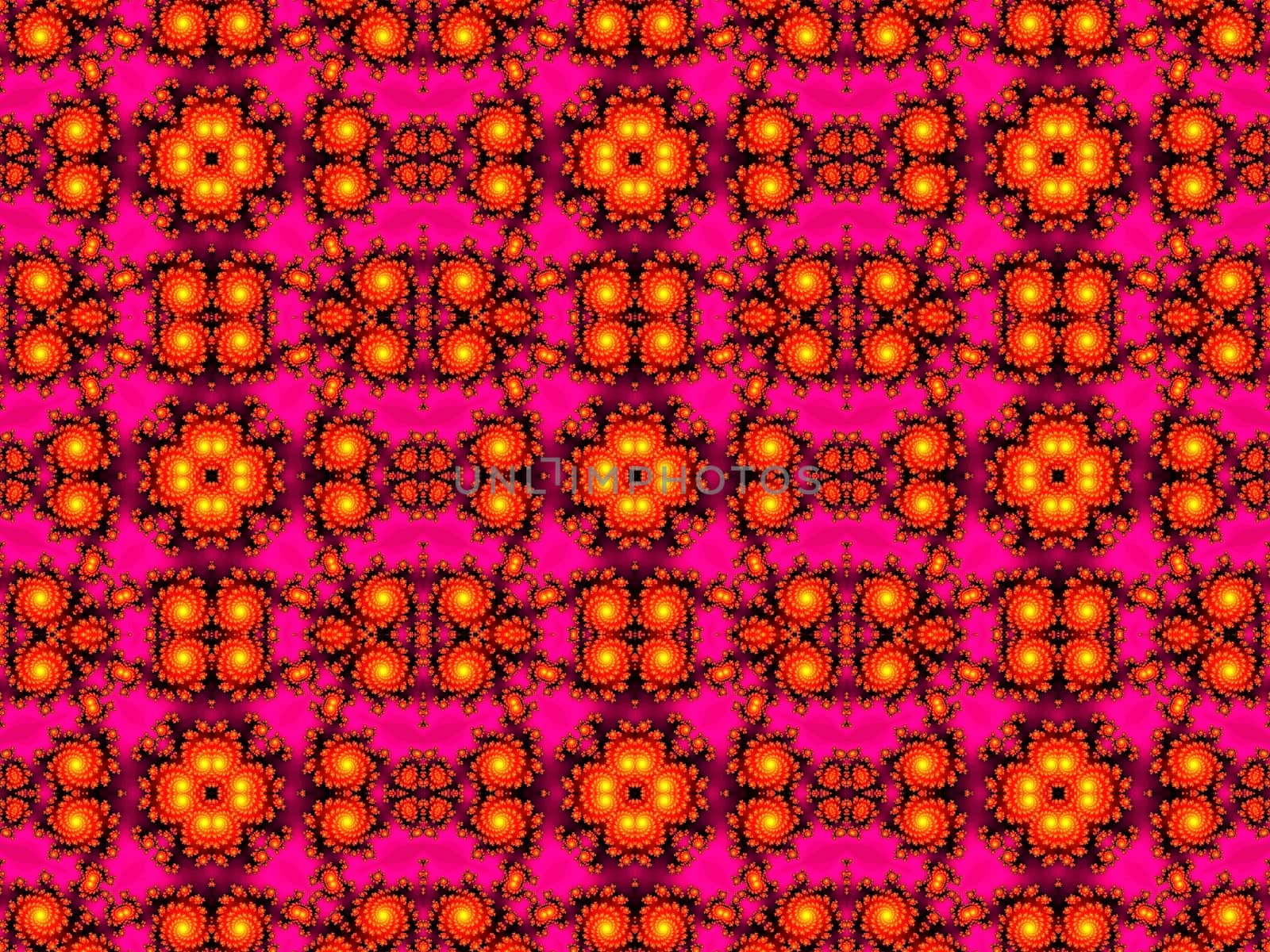 Digital computer graphic - seamless decorative ornament in a bright colors for design.