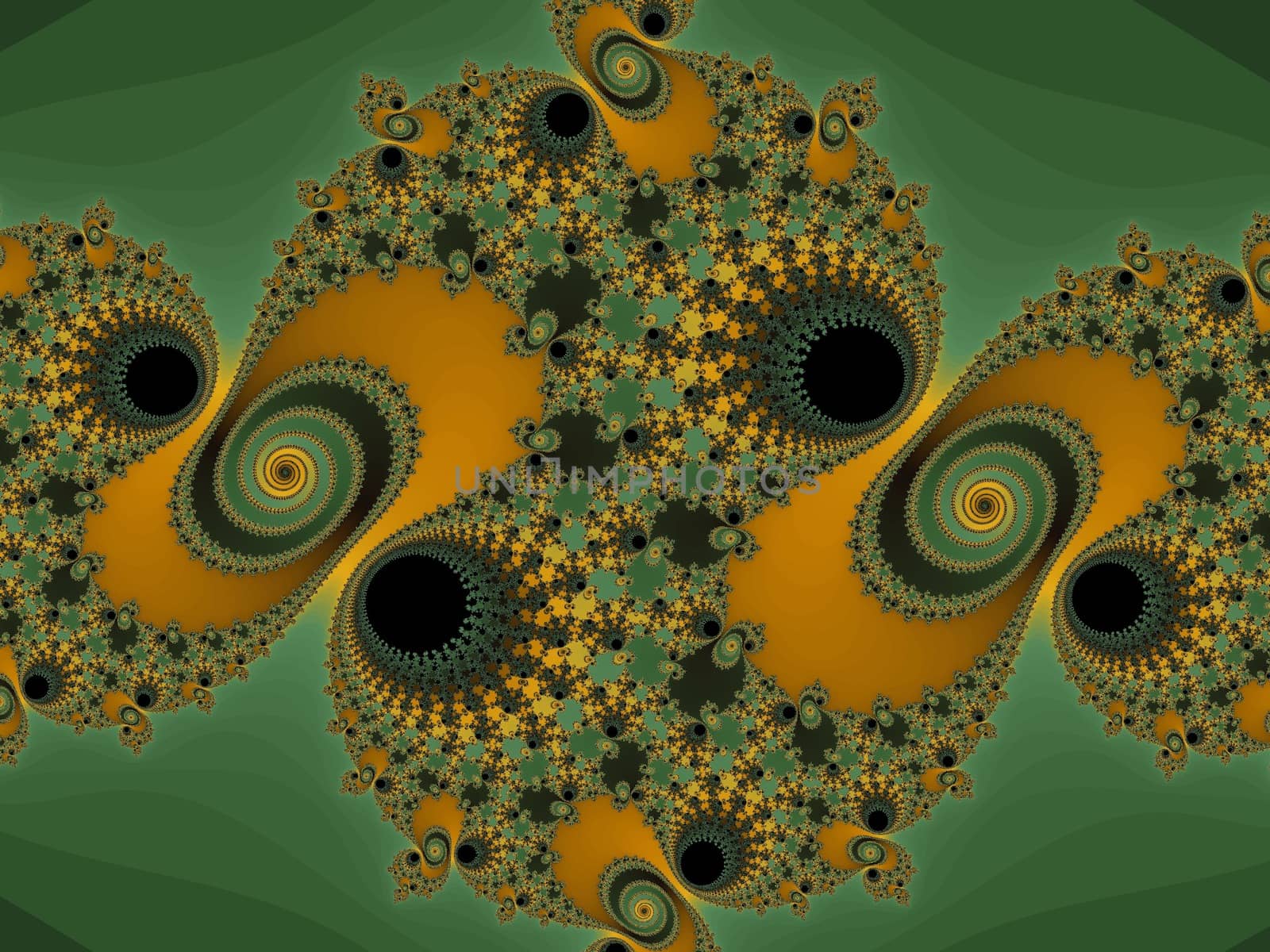 Digital computer graphic - rendering. Patterned fractal background for design.